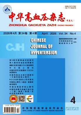 中华高血压(中英文)封面
